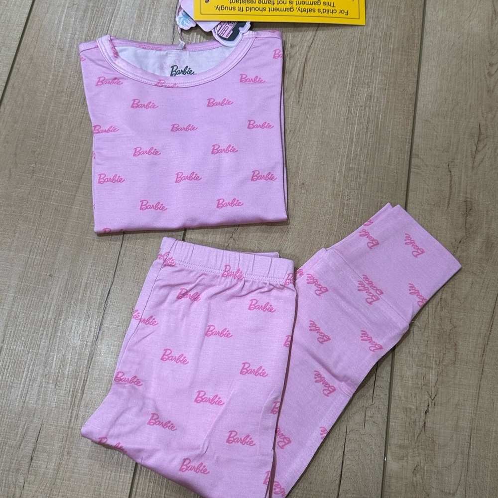 Posh peanut pastel Barbie long sleeve pajamas NWT size 2T